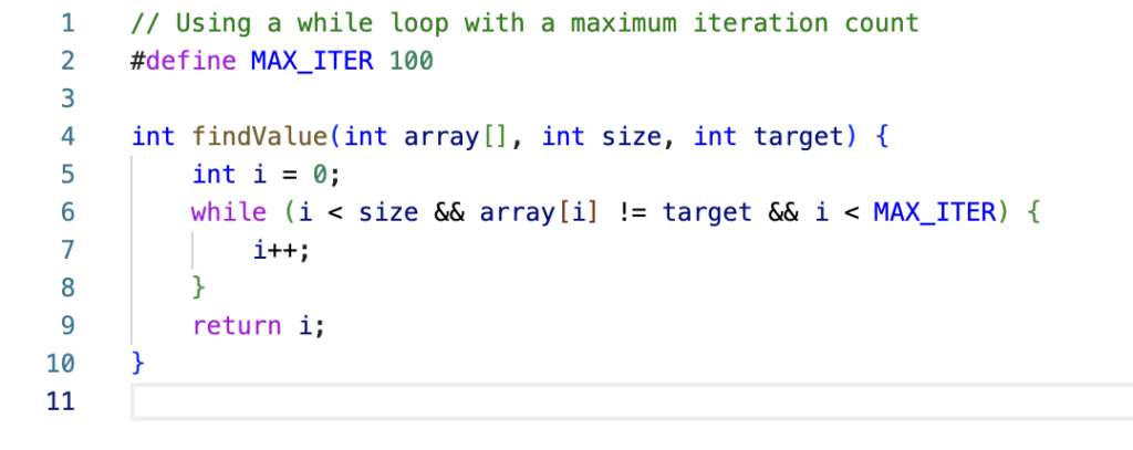 max iteration example